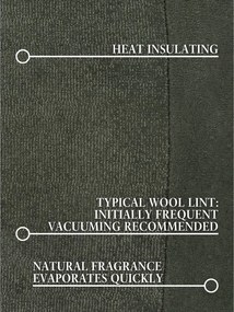 Ciemnozielony okrągły dywan z mieszanki wełny tkany ręcznie ø 160 cm Kari Organic – Villeroy&amp;Boch