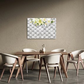 Obraz na szkle kwiatów lilii (70x50 cm)