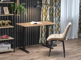 Biurko B53 czarne/dąb artisan z regulacją wysokości HALMAR