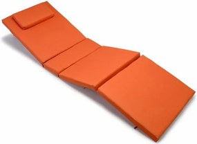 Poduszka Garth na leżak pomarańczowa