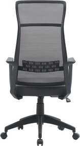 Szare tapicerowane krzesło biurowe Hoboken – Yes Everyday