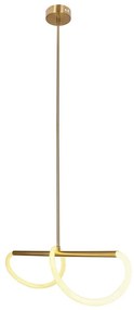 Lampa wisząca LED w kolorze złota Supreme – Candellux Lighting