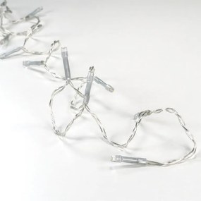 Zestaw świątecznych łańcuchów LED100 diod ciepły biały 2 szt