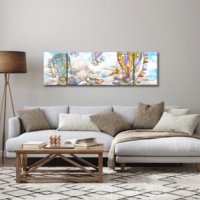 Obraz - Wyprawa w chmurach (170x50 cm)