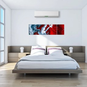 Obraz abstrakcyjnych plam (170x50 cm)