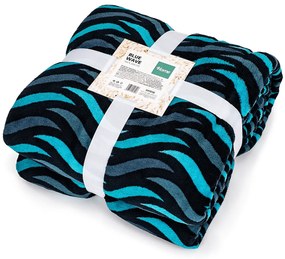 4Home Koc z barankiem Blue Wave, 150 x 200 cm