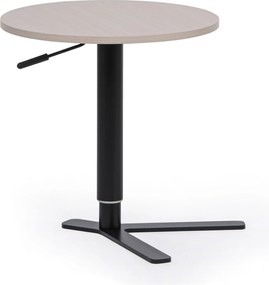 Stolik odkładczy, z regulacją wysokości, 51-77 x 50 cm, biały dąb