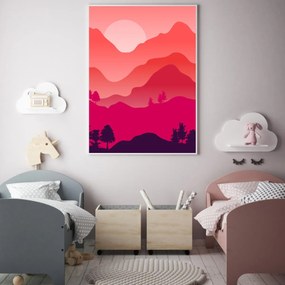 Plakat - Górski krajobraz (A4)