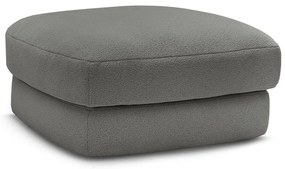 Ciemnoszary podnóżek z materiału bouclé Leonore – Bobochic Paris