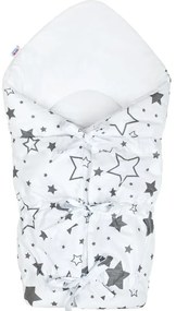 New Baby Classic Lace-up Wrap Grey Stars