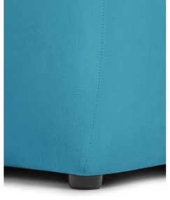 Turkusowa aksamitna sofa 225 cm Cube – Bonami Selection