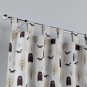 Zasłona dziecięca 260x130 cm Magic Collection – Yellow Tipi
