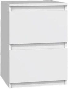 Komplet 2 białych szafek nocnych E3-M58