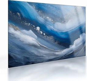 Obraz na szkle - Abstrakcja oceanu (70x50 cm)