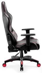 Fotel gamingowy Diablo X-One 2.0 King Size, czarno-czerwony