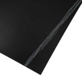 Zestaw Stolików Kawowych TENOR Czarny Marmur/Złoty do Salonu Glamour