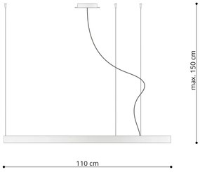 Biała lampa wisząca pierścieniowa - EXX230-Riwas