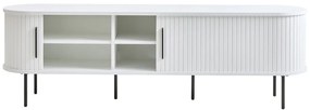 Biała szafka pod TV 180x56x45 cm Nola – Unique Furniture