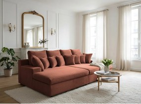 Sofa Lazy tkanina Tilia 52 cegła