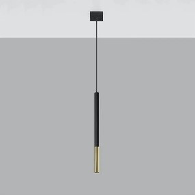 Lampa wisząca MOZAICA 1 czarny/złoto