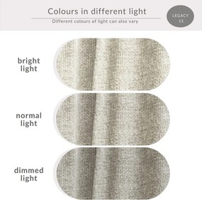 Beżowy rozkładany/ze schowkiem narożnik z tkaniny szenilowej (lewostronny/w kształcie litery L) Tonga – Maison de Rêve