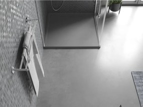 Mexen Amon brodzik kwadratowy SMC 80 x 80 cm, szary - 4F618080