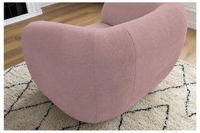 Jasnoróżowy fotel Celine – Bobochic Paris