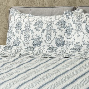 4Home Narzuta na łóżko Blue Patrones