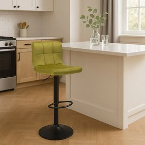 Oliwkowy hoker welurowy D9-N44