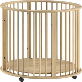 Kojec dla dzieci z litego drewna bukowego 90x90 cm w naturalnym kolorze Dino – Vipack