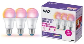 Inteligentne żarówki LED z gwintem E27 zestaw 3 szt., 9 W – WiZ