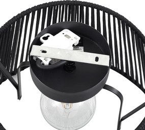 Lampa sufitowa zewnętrzna Japandi z czarną liną IP54 - Jayla