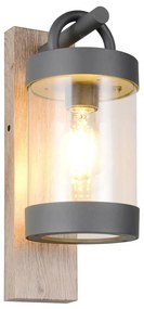 Zewnętrzna lampa ścienna (wysokość 33 cm) Sambesi – Trio