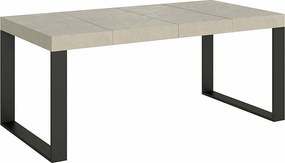 Stół rozkładany 140/244x90 cm Tecno Premium nogi kaszmirowe antracytowe