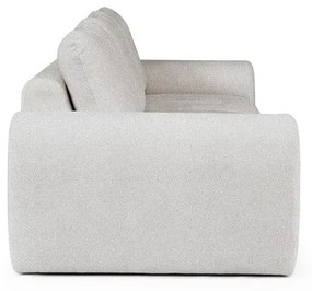 Jasnoszara sofa z materiału bouclé 287 cm Mirel – Rodier