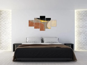 Obraz - Abstrakcja (125x70 cm)