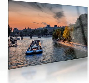 Obraz na szkle - statek na rejsie widokowym (70x50 cm)