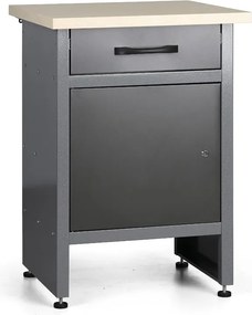 Stół roboczy G1, 840 x 600 x 600 mm, 1 szuflada