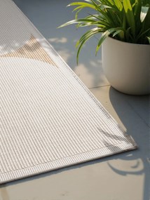 Dywan zewnętrzny dwustronny Duet kremowo-beżowy 160 cm x 230 cm