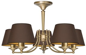 Żyrandol patynowany pięcioramienny YA-S5AKm