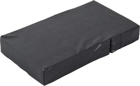 PawHut Schody dla zwierząt Składane schodki dla psa kota Mata antypoślizgowa czarna 45x39x20cm | Aosom PL