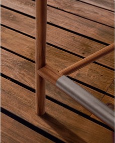 Drewniany hoker ogrodowy w naturalnym kolorze Turqueta – Kave Home