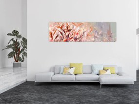 Obraz - Malowanie pastelami jesieni (170x50 cm)