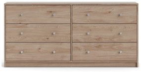 Komoda w naturalnym kolorze 143x68x32 cm May – Tvilum
