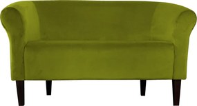 Sofa Milo tkanina Welur : Kolor nogi - Venge, Kolor tkaniny - VELVET - BL75, Typ tkaniny - Velvet, Wysokość nogi - 20 cm