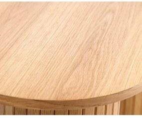Konsola w naturalnym kolorze 40x130 cm Nola – Unique Furniture