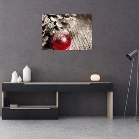 Obraz na szkle - Dekoracje świąteczne (70x50 cm)