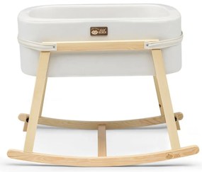 Biało-naturalna kołyska Hier – Kalune Design