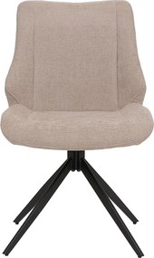 Krzesło do jadalni MCW-O48 (zestaw 6 sztuk),  beżowe