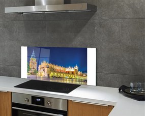 Panel Szklany Nocne Sukiennice w Krakowie